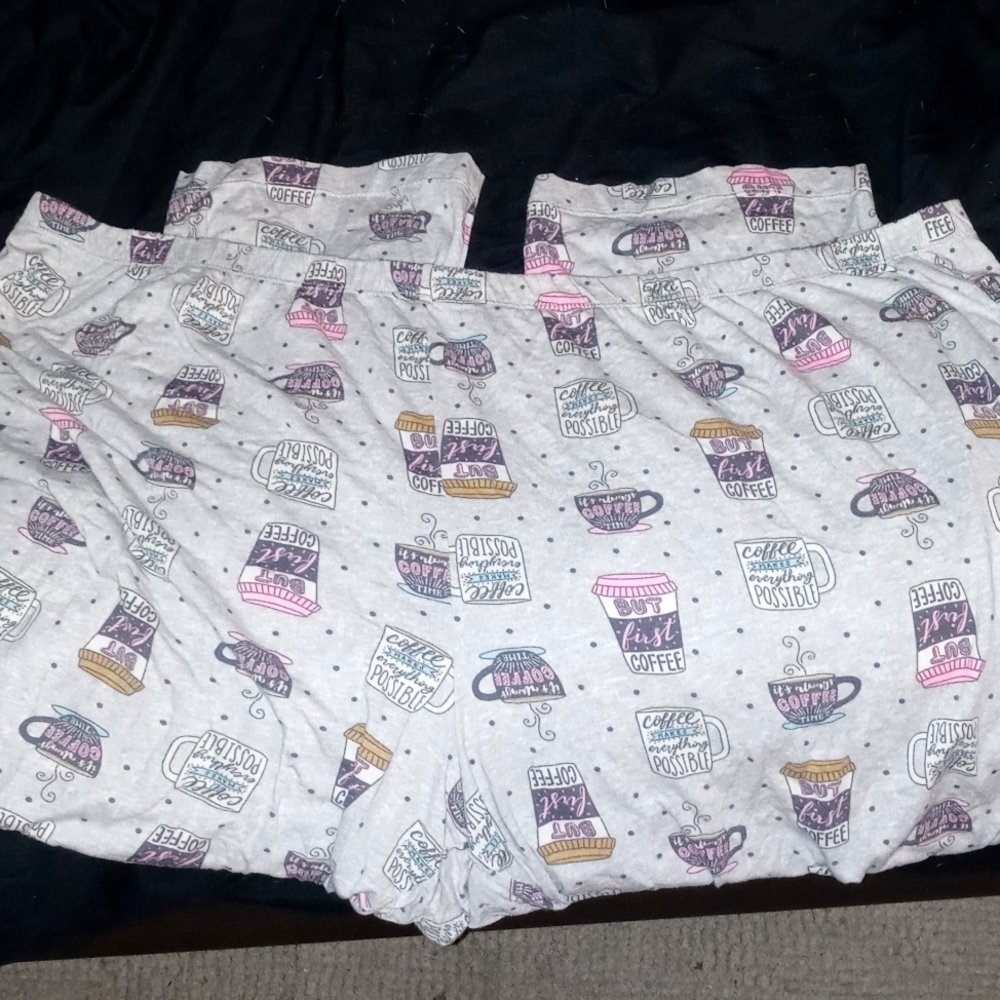 Secret Treasures - Coffee themed pj bottoms
